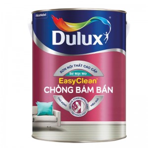 Sơn nước nội thất cao cấp Dulux EasyClean Chống bám bẩn - Bề mặt Mờ
